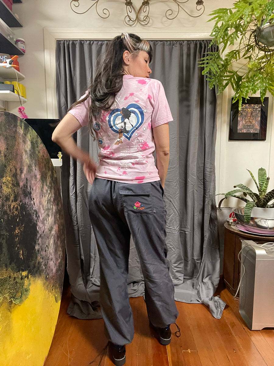SZA Pink Tie Dye SOS Tour 2023 Tee