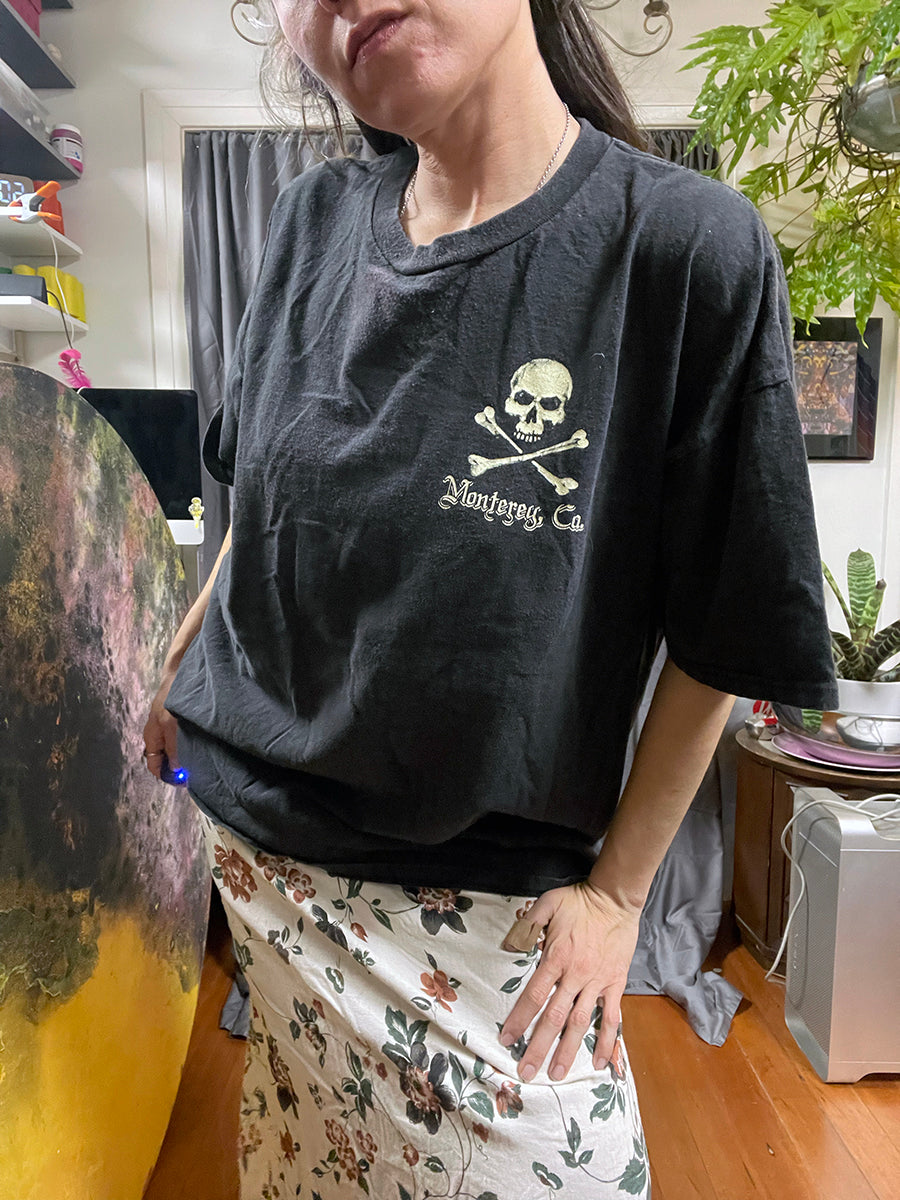 Vintage Monterey, CA “Surrender Your Booty” Skull & Crossbones Tee