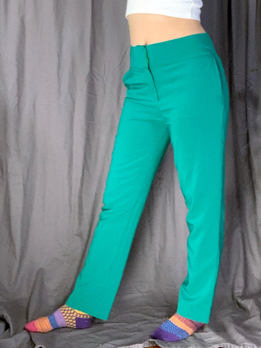 Chrissy Teigen x Revolve Green Tapered Trousers