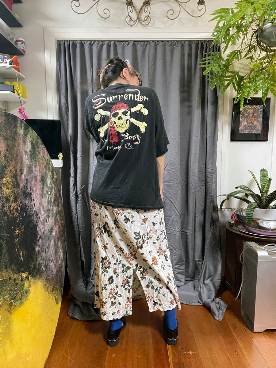 Vintage Monterey, CA “Surrender Your Booty” Skull & Crossbones Tee