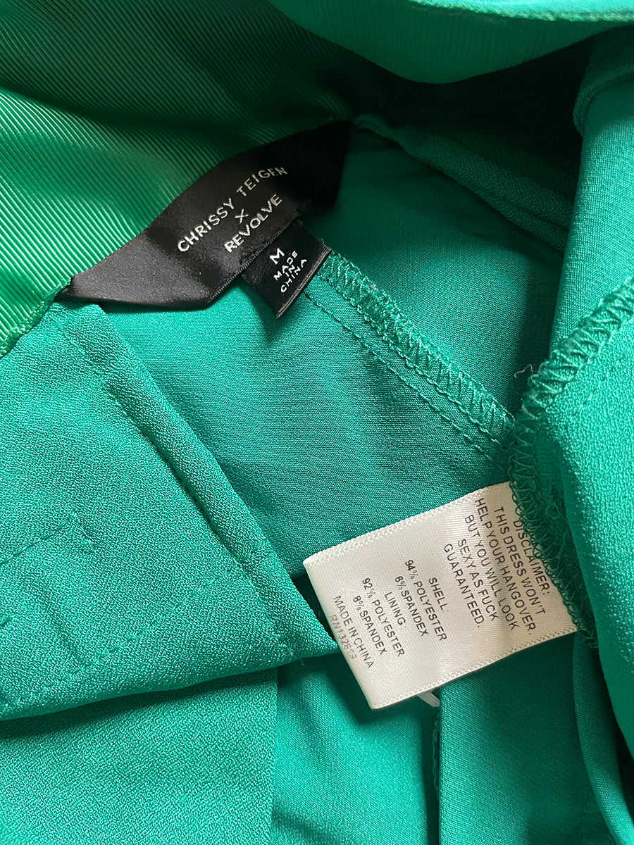 Chrissy Teigen x Revolve Green Tapered Trousers