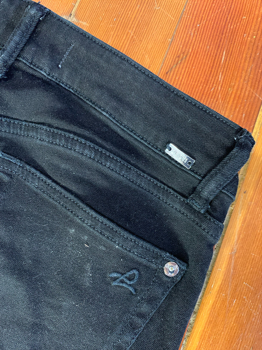DL1961 JAxDL No. 3 Instasculpt Skinny Black Jeans with Zippers