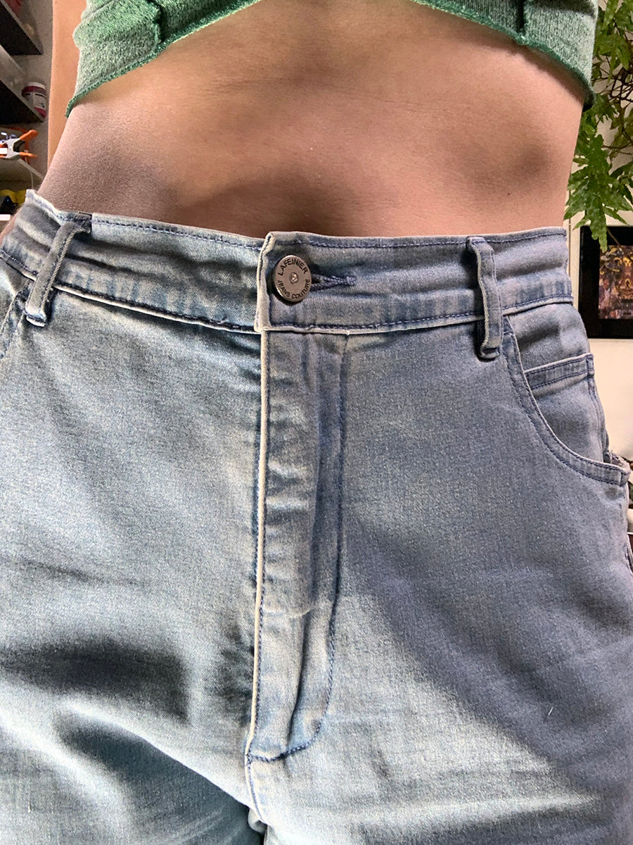 Lafei Nier Jeans Retro Embellished Jeans