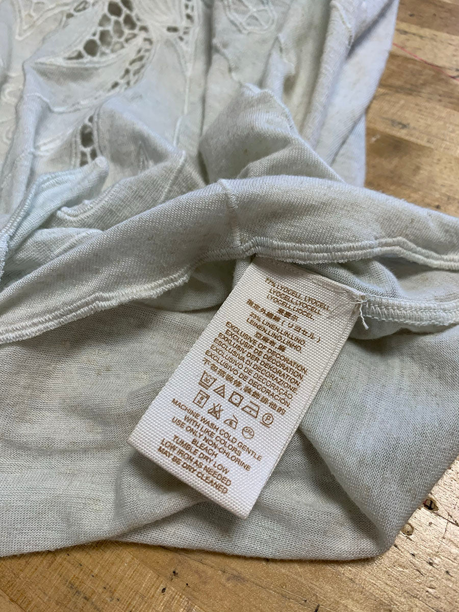 Free People Linen Blend Shell Tee