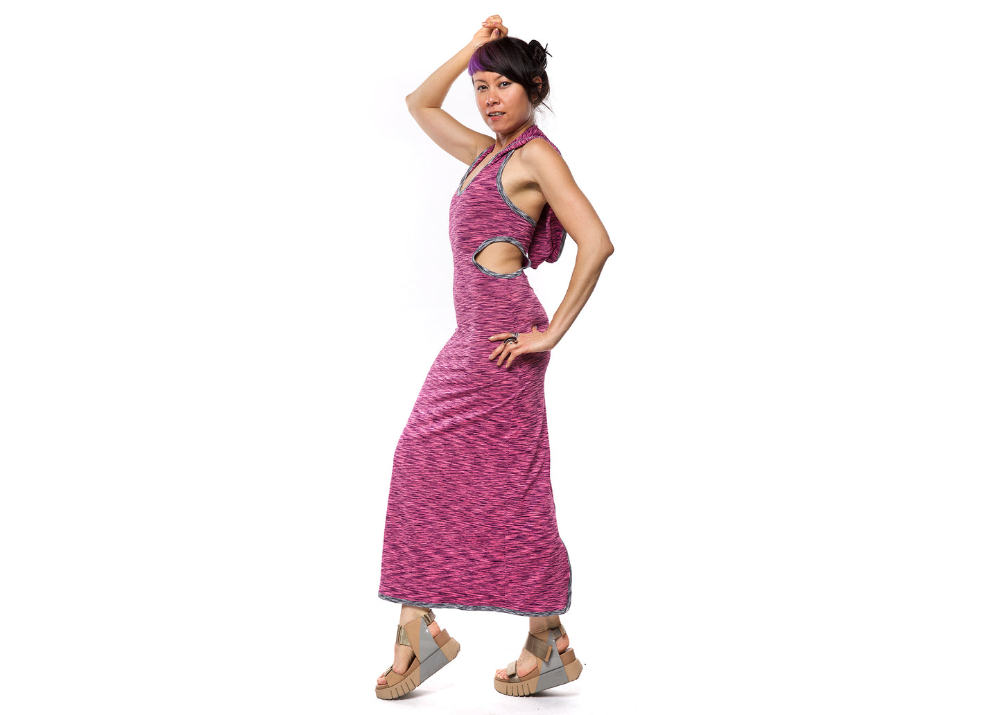 Airlock Dress in Cyberry