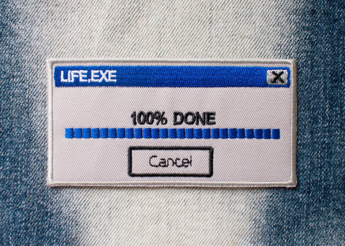 100% Done With Life Patch