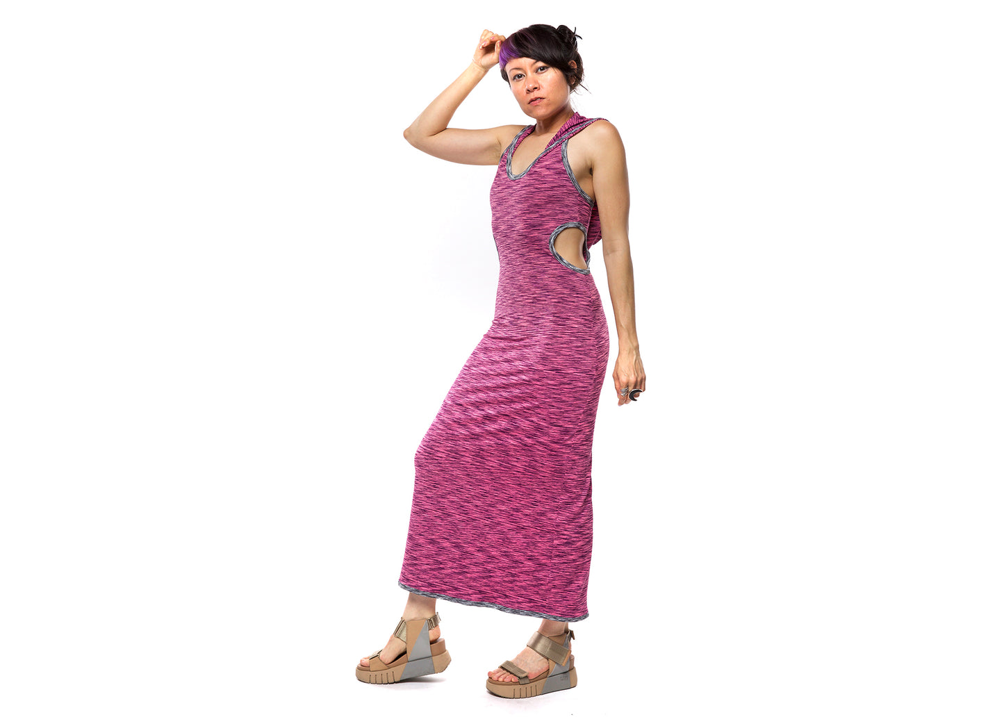 Airlock Dress in Cyberry