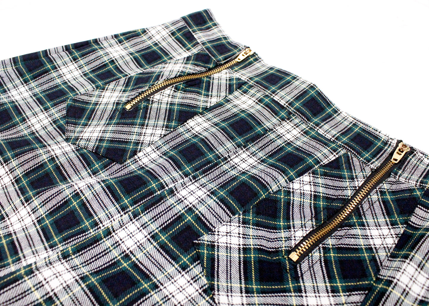 Nemisis Trousers In Black Forest Plaid