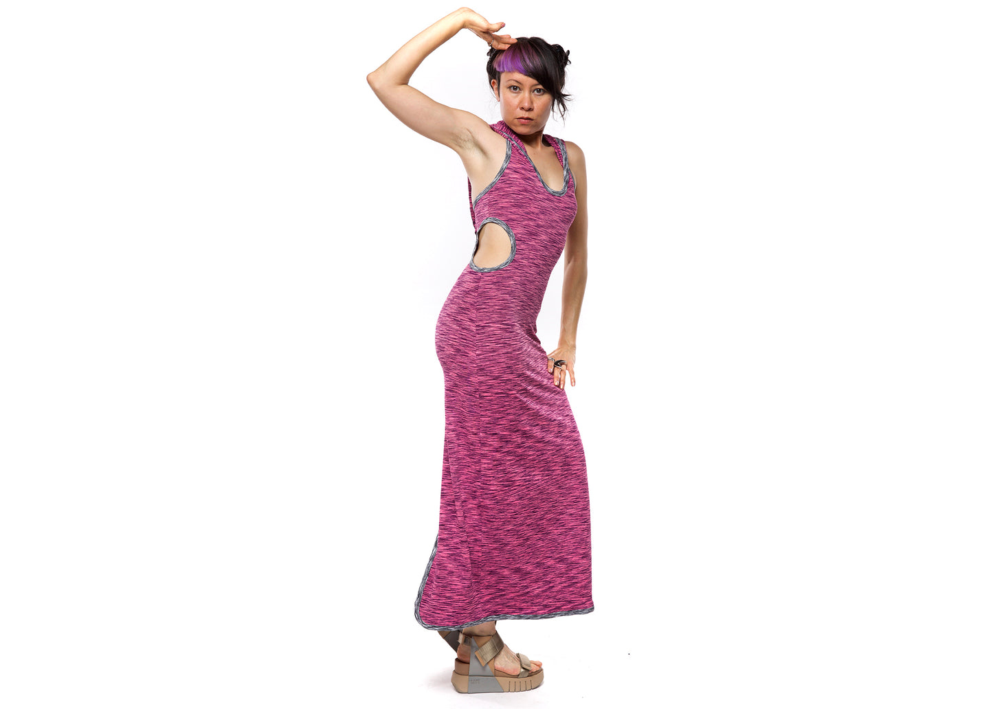 Airlock Dress in Cyberry