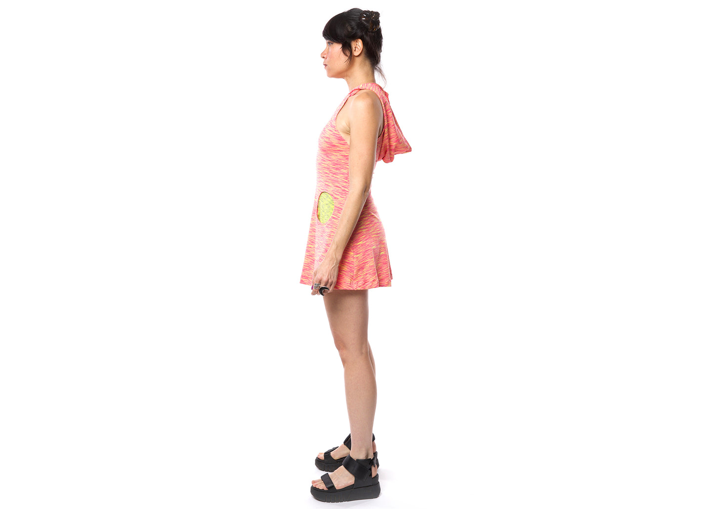 Spaceracer Dress in Hypercoral