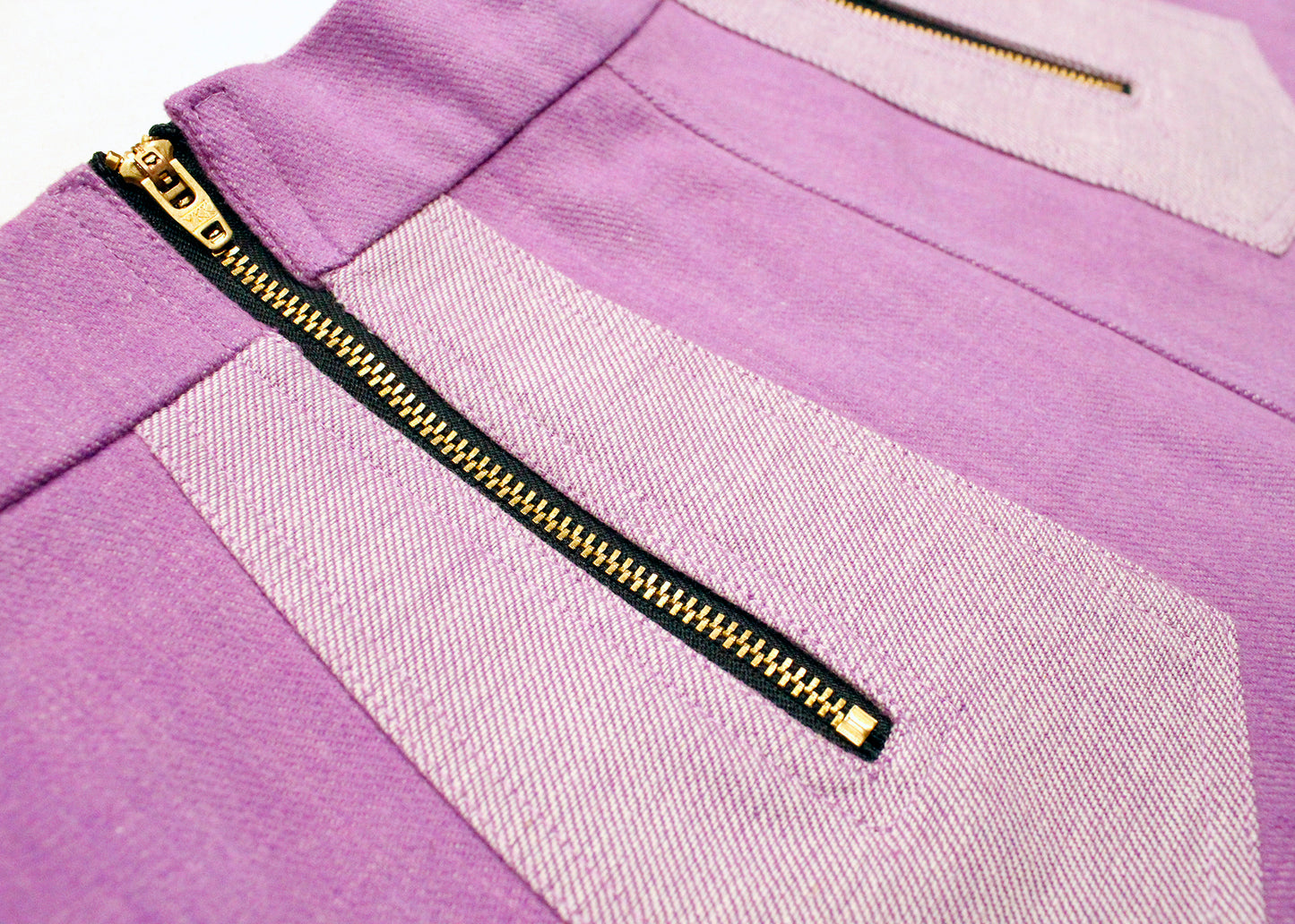Nemes Shorts in Taro Tonal Denim