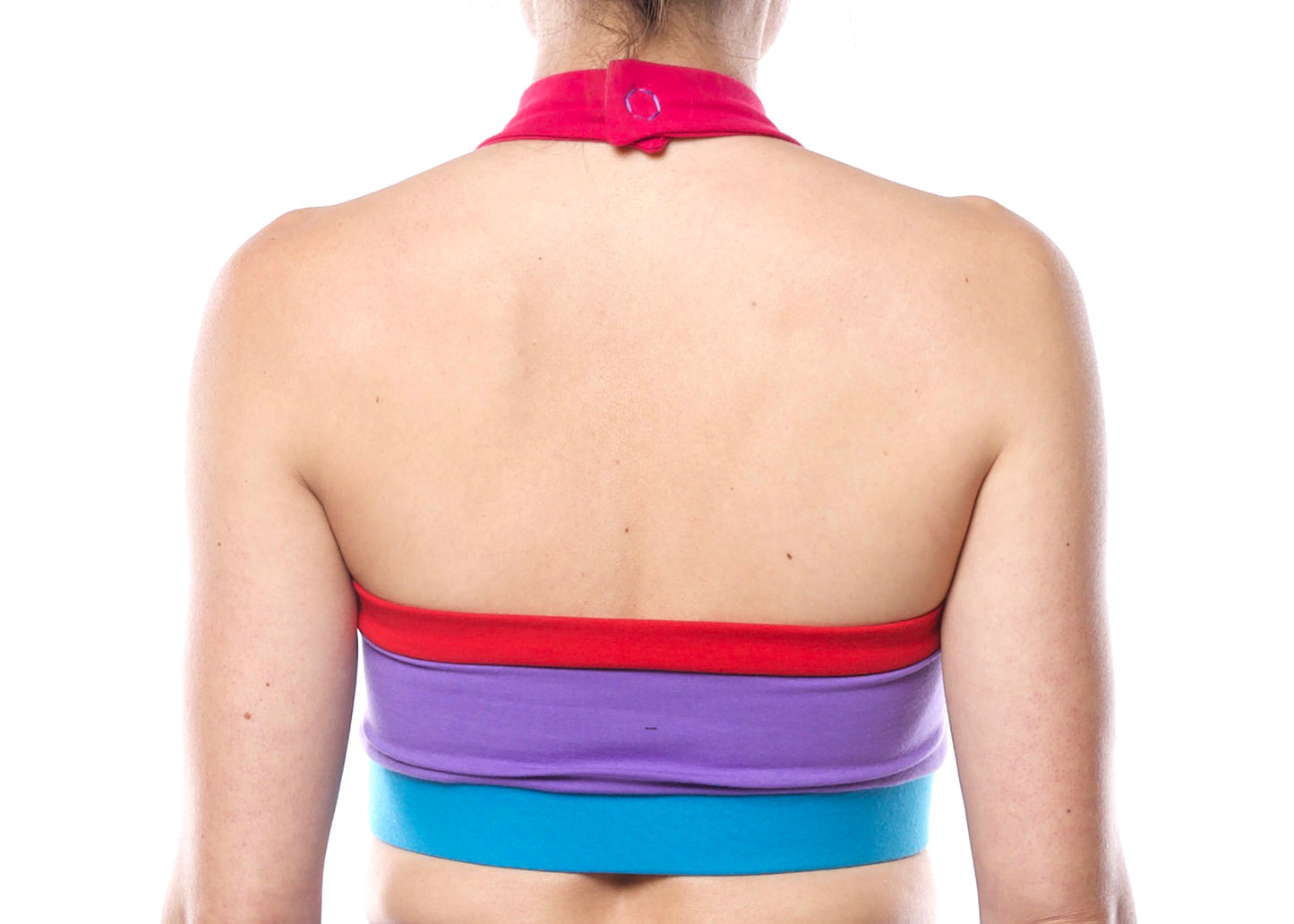 Five Point Halter Top in Lavender Elevation