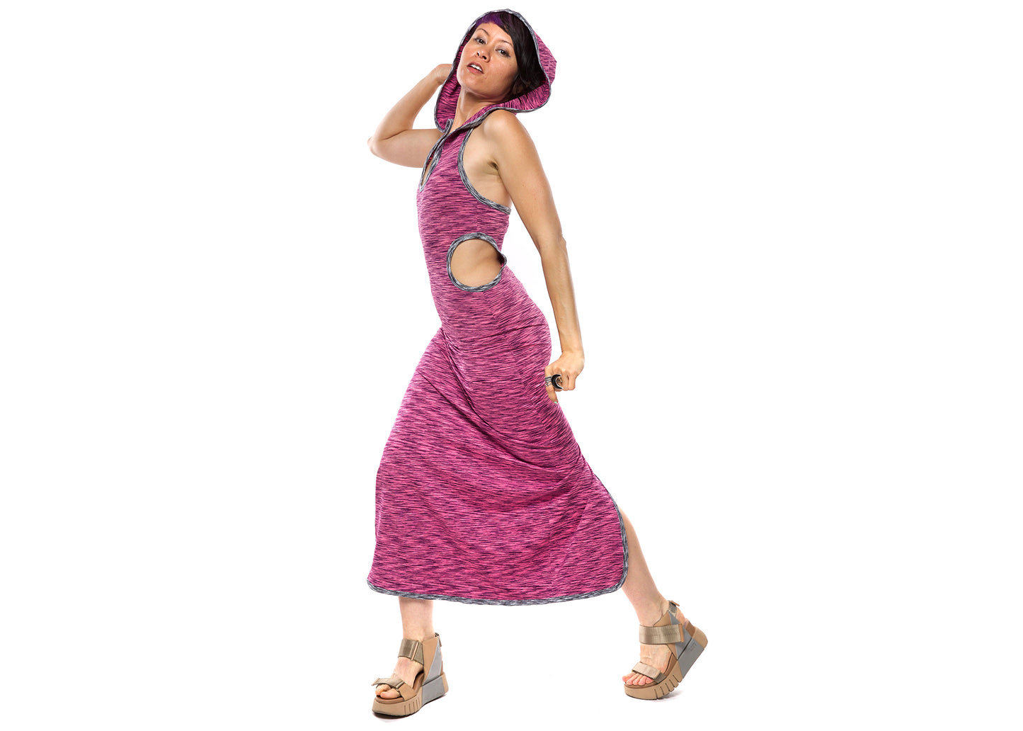 Airlock Dress in Cyberry