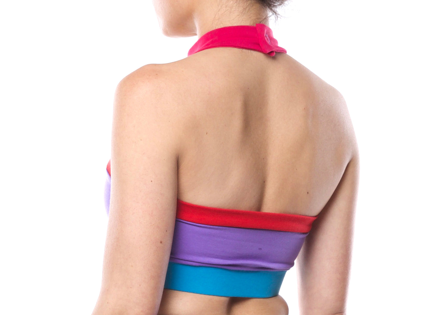 Five Point Halter Top in Lavender Elevation