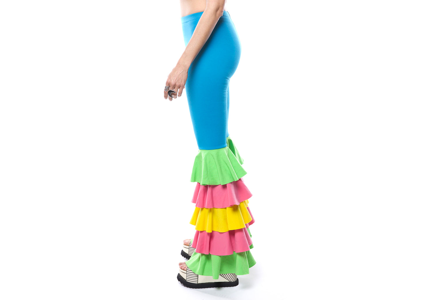 Cha Cha Chakra Ruffle Bottoms in Cirque De Turque