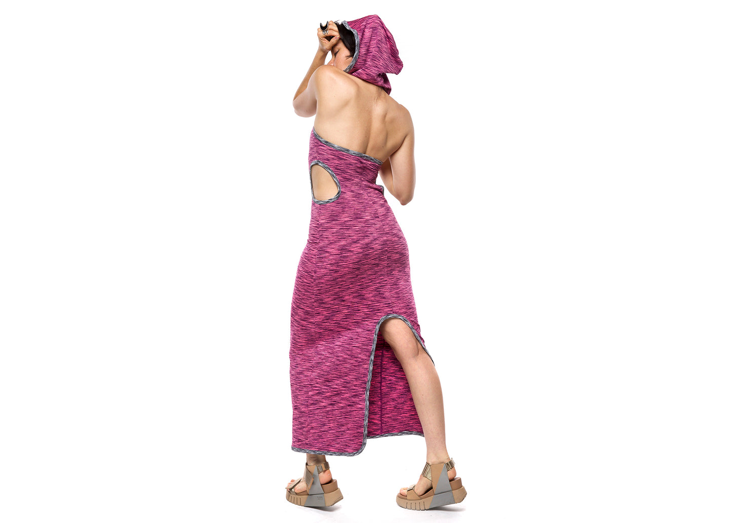 Airlock Dress in Cyberry