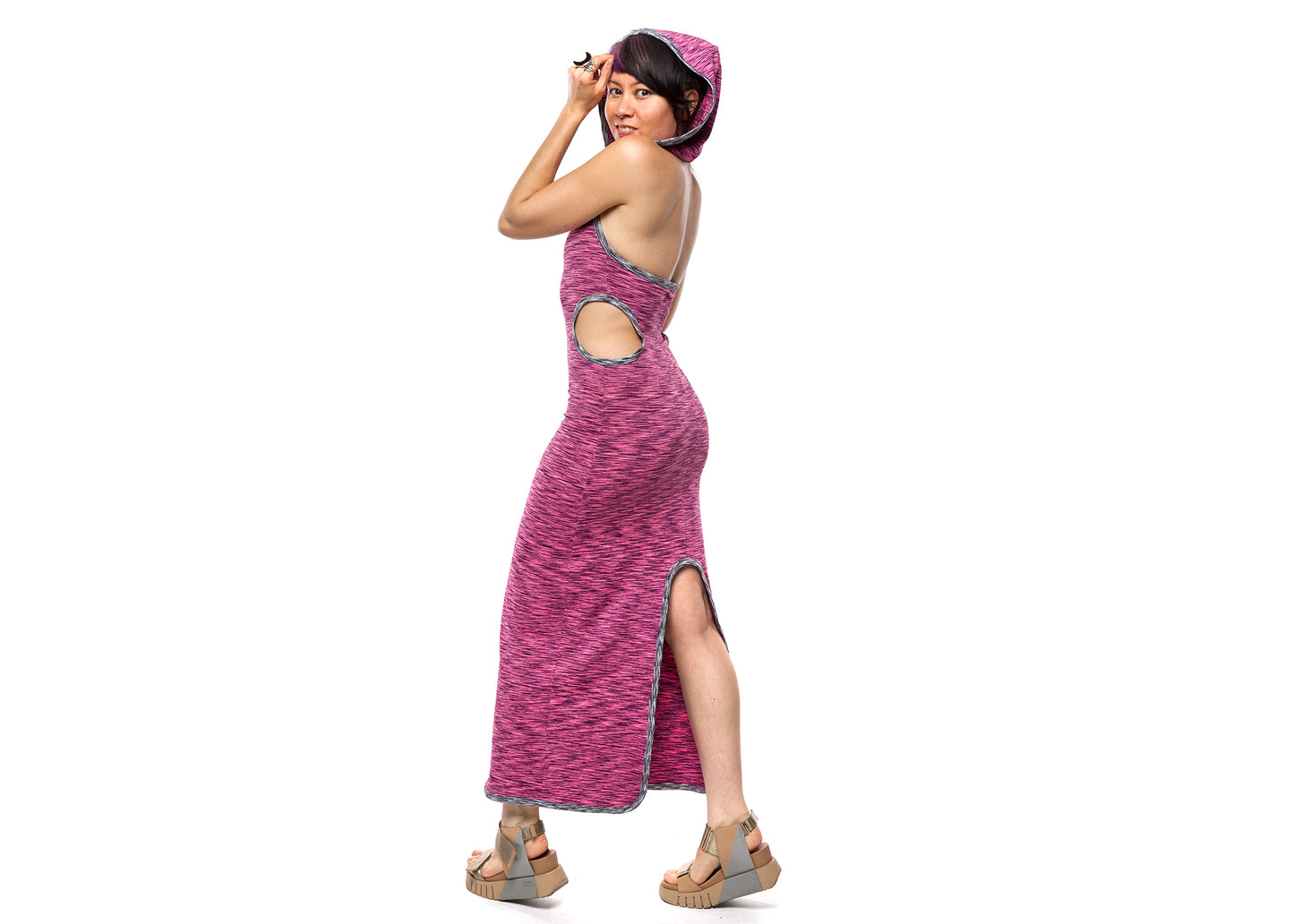 Airlock Dress in Cyberry