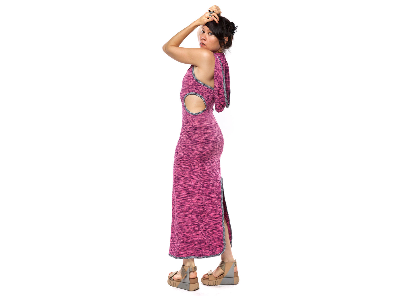Airlock Dress in Cyberry