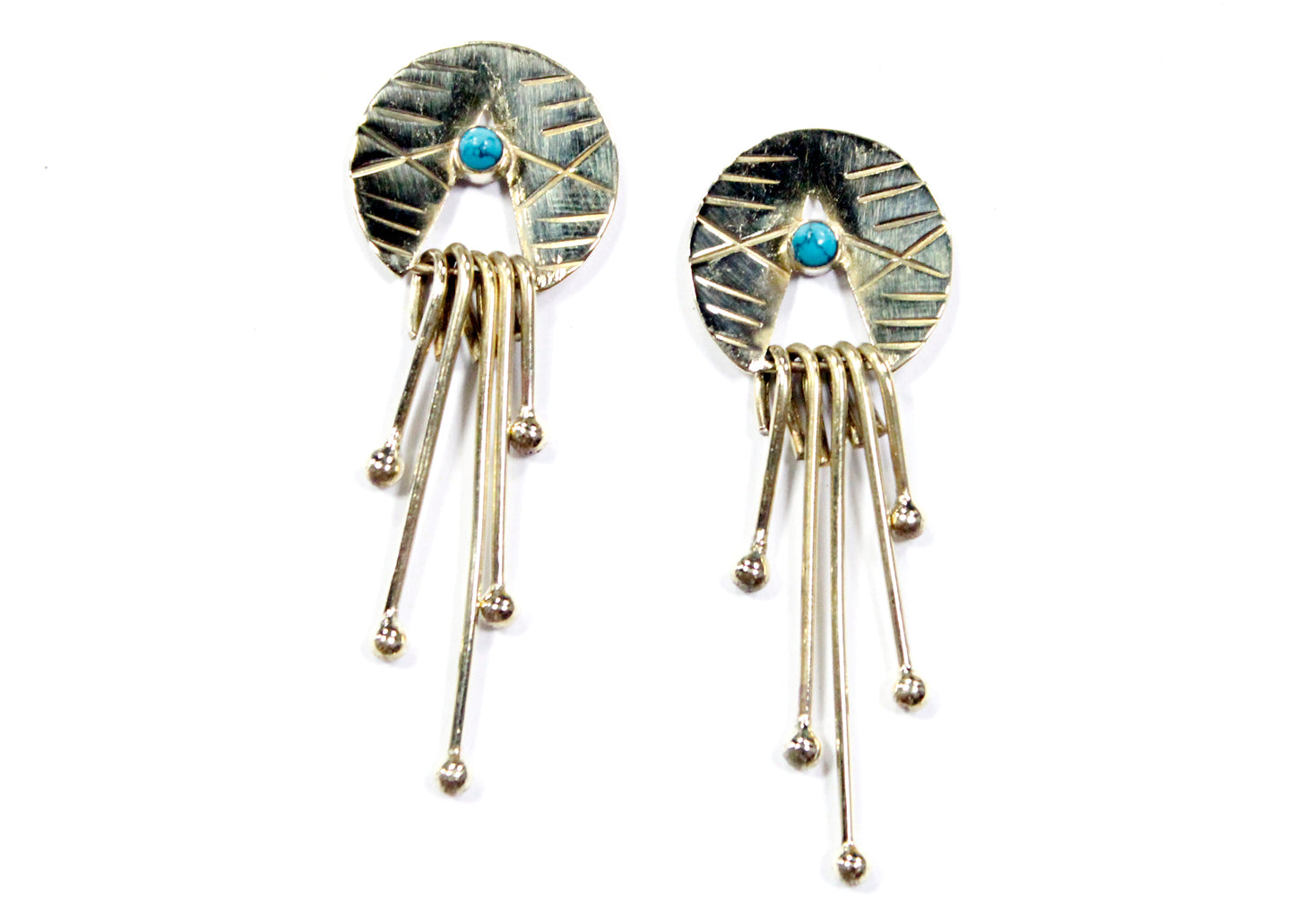 A-Frame Fringe Stud Earrings