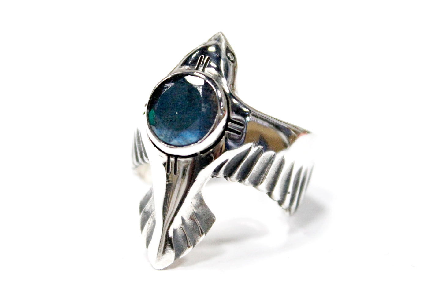 As Above Ring in Sterling Silver & Labradorite