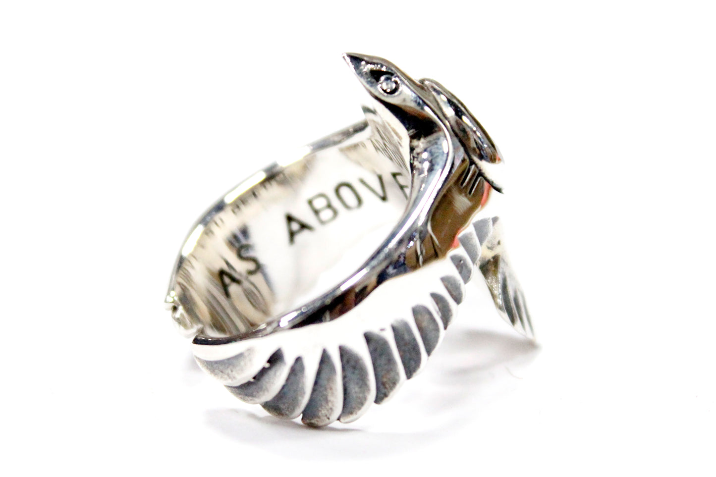As Above Ring in Sterling Silver & Labradorite