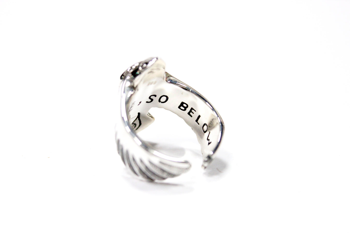 As Above Ring in Sterling Silver & Labradorite