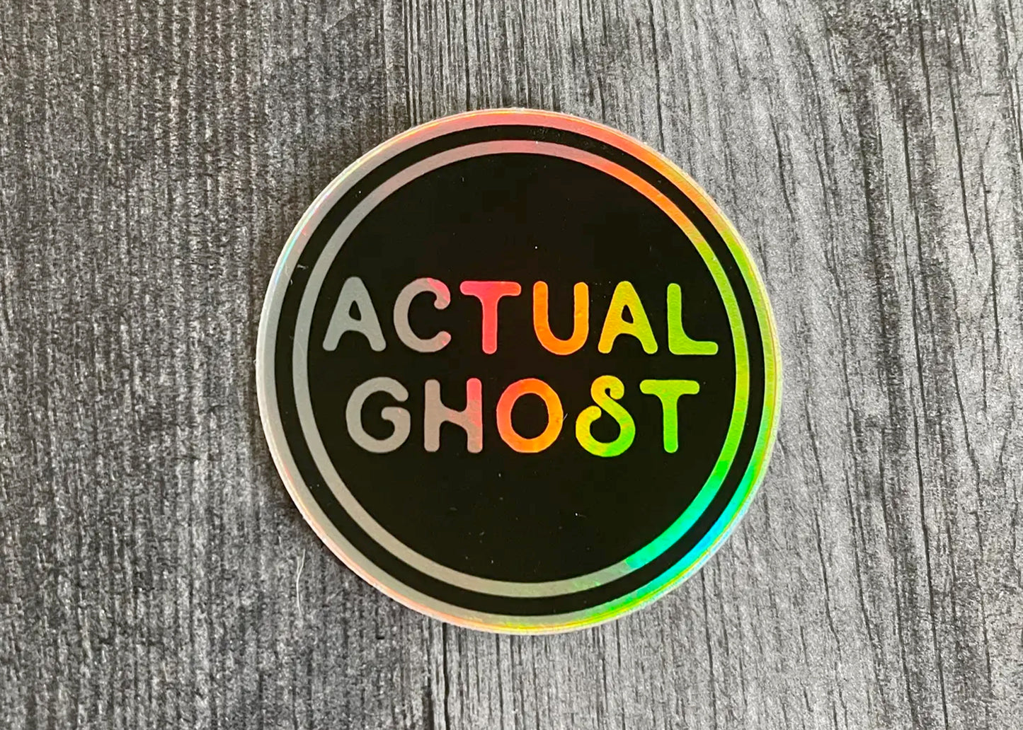 Actual Ghost Sticker