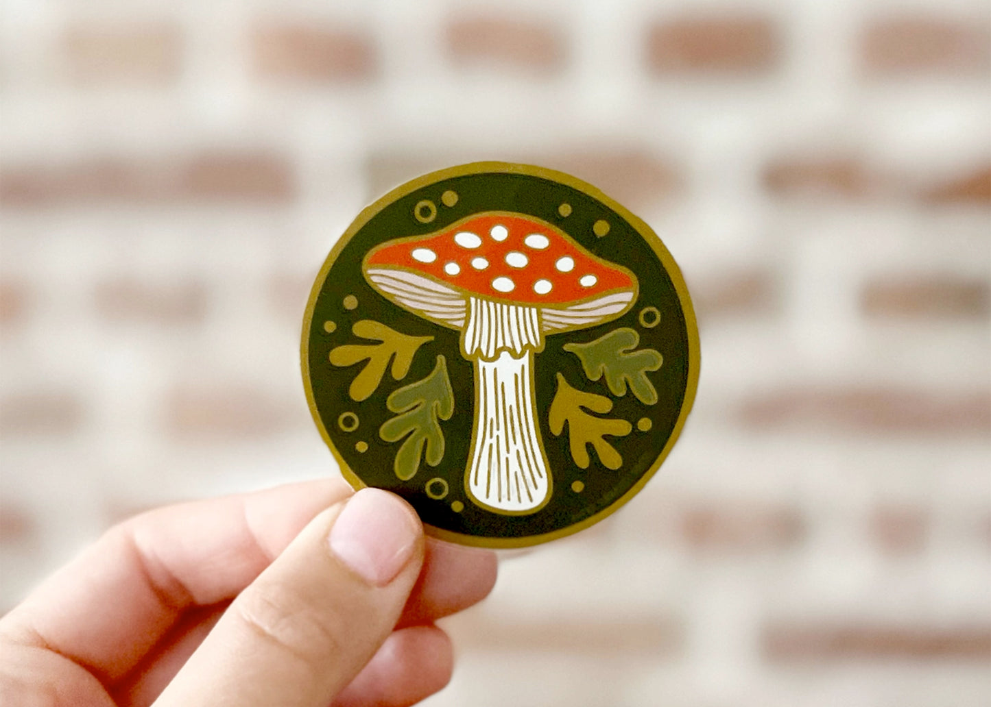 Agaric Mushroom Sticker