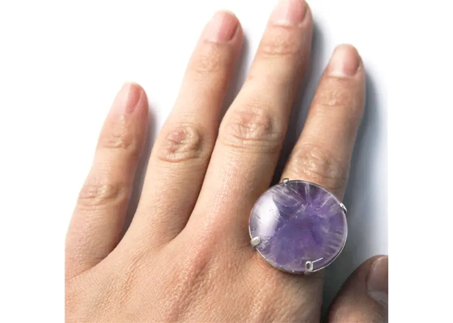 Large Amethyst Ring