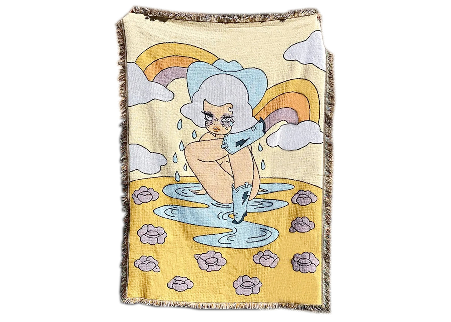 Baby Blues Woven Blanket