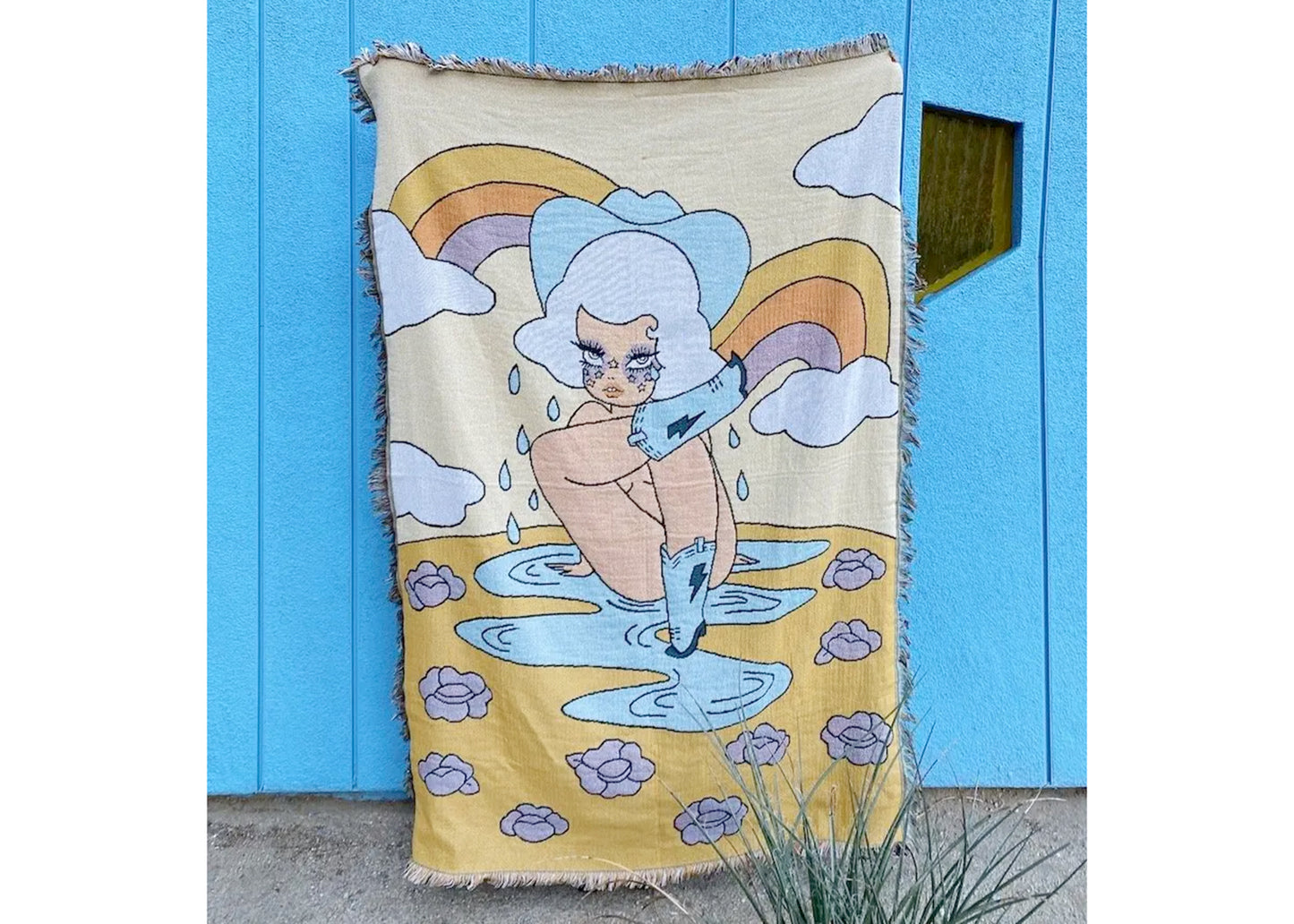 Baby Blues Woven Blanket