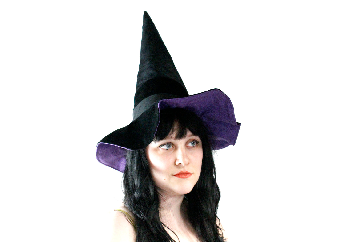 Black Velvet Witch Hat