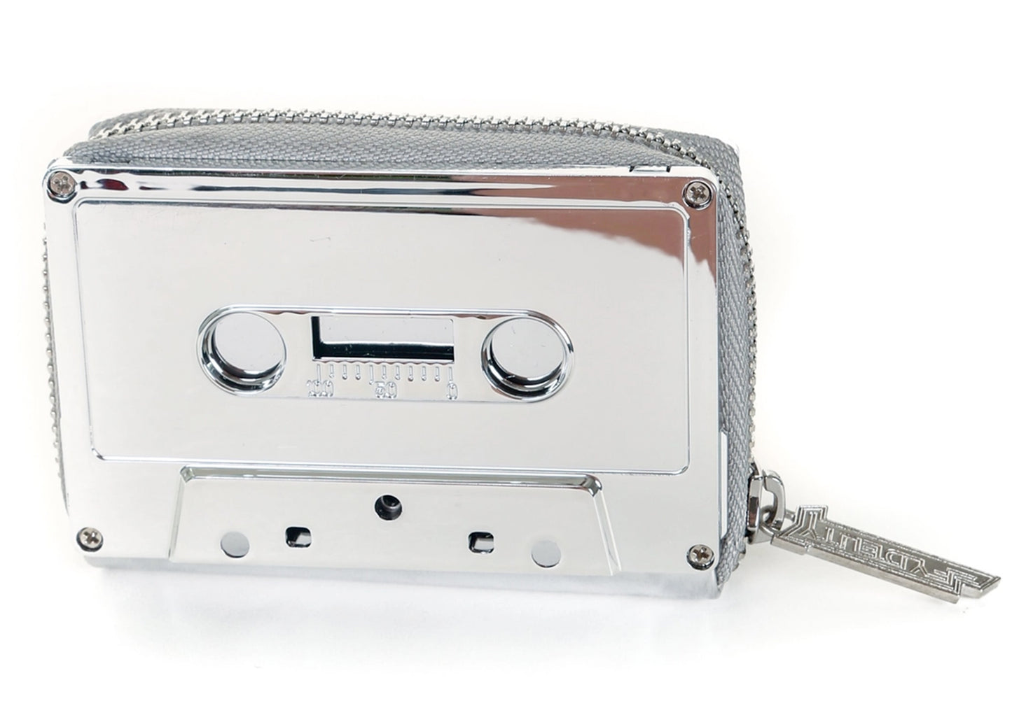 Retro Cassette Tape Wallet in Silver