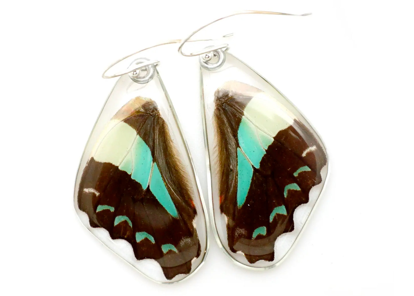 Bluebottle Butterfly Lower Wing Earrings