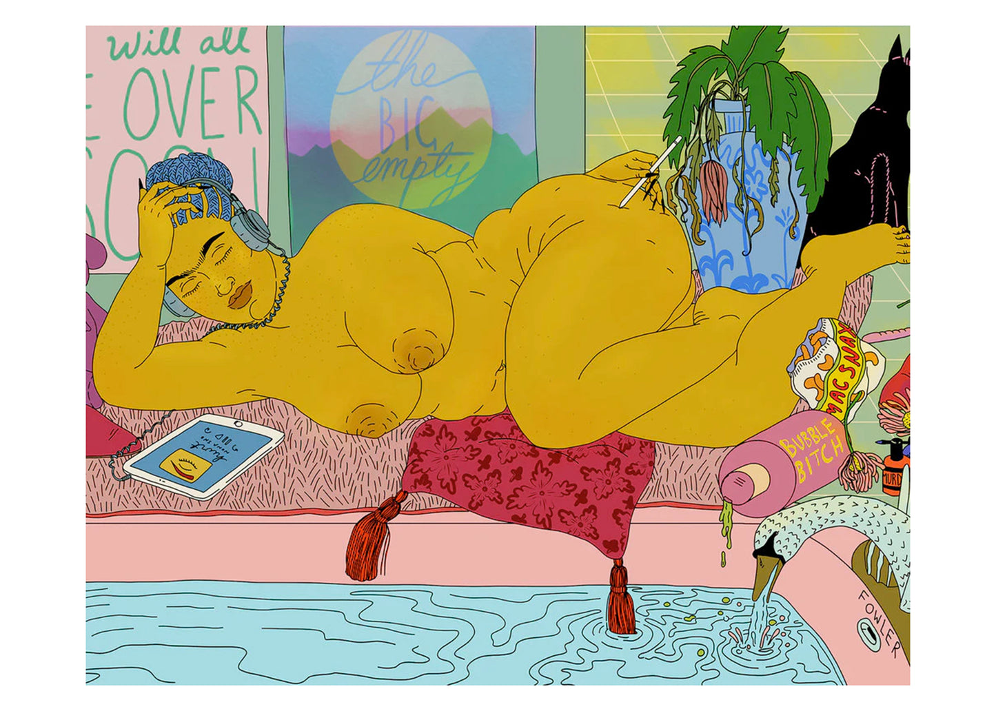 Bubble Bitch Art Print