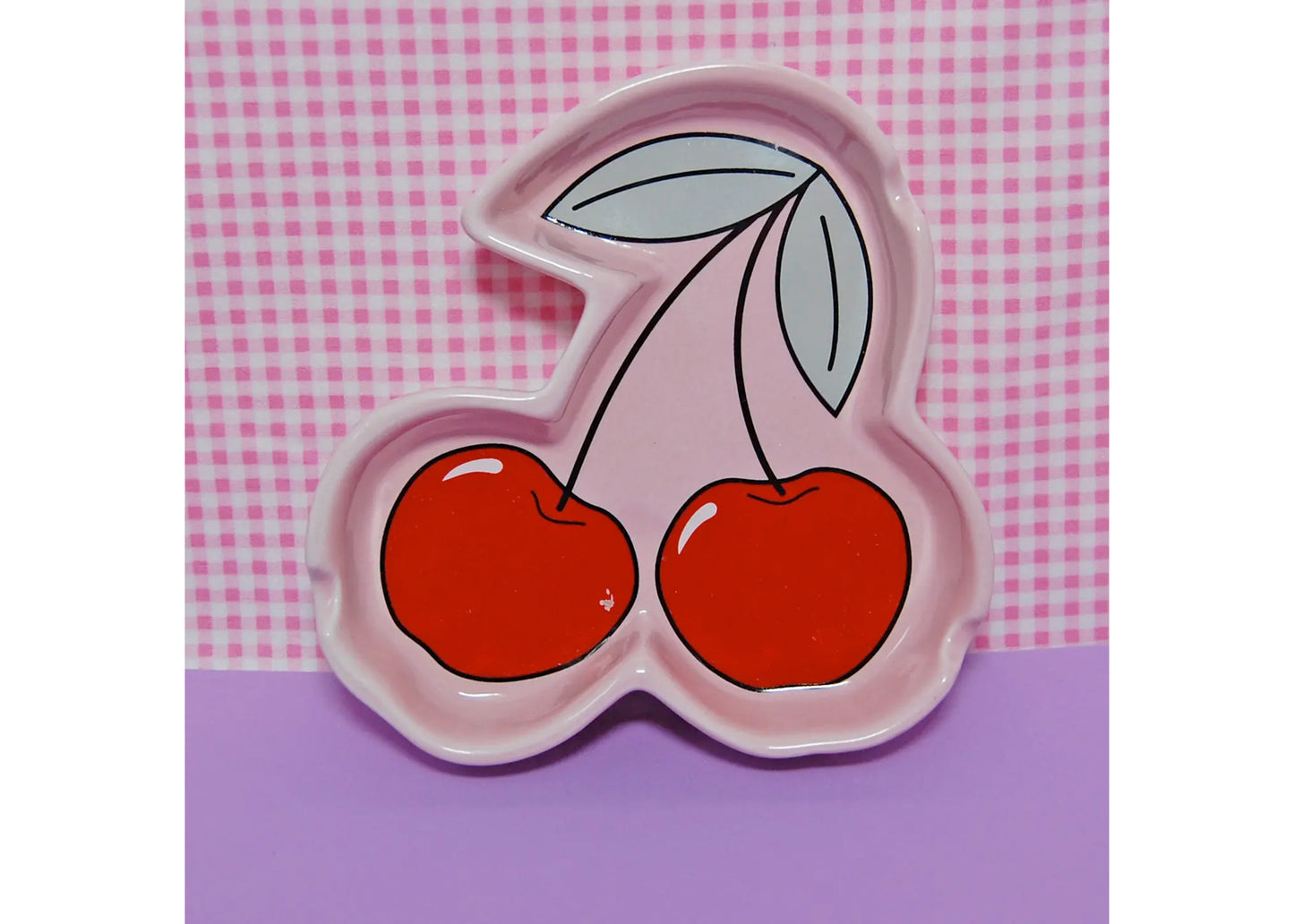 Cherry Ceramic Ash Tray