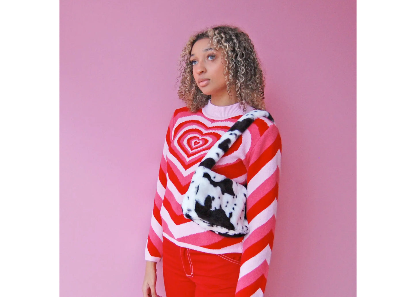 Cow Fur Purse