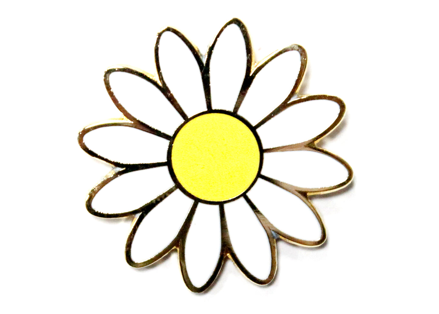 Daisy Enamel Pin