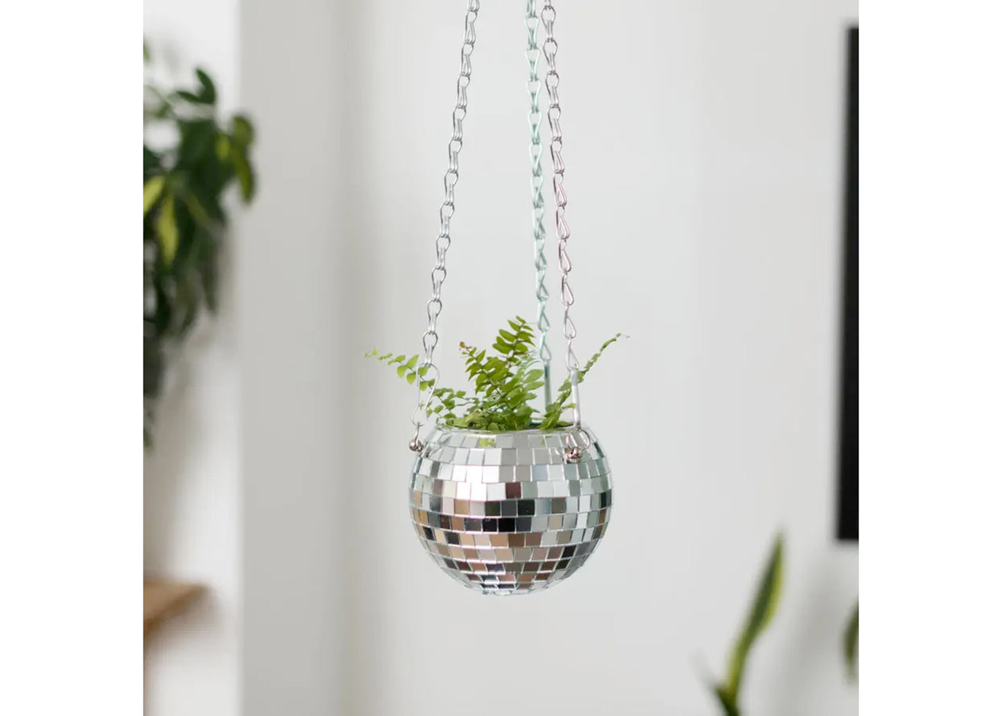 Disco Ball Hanging Planter - Small