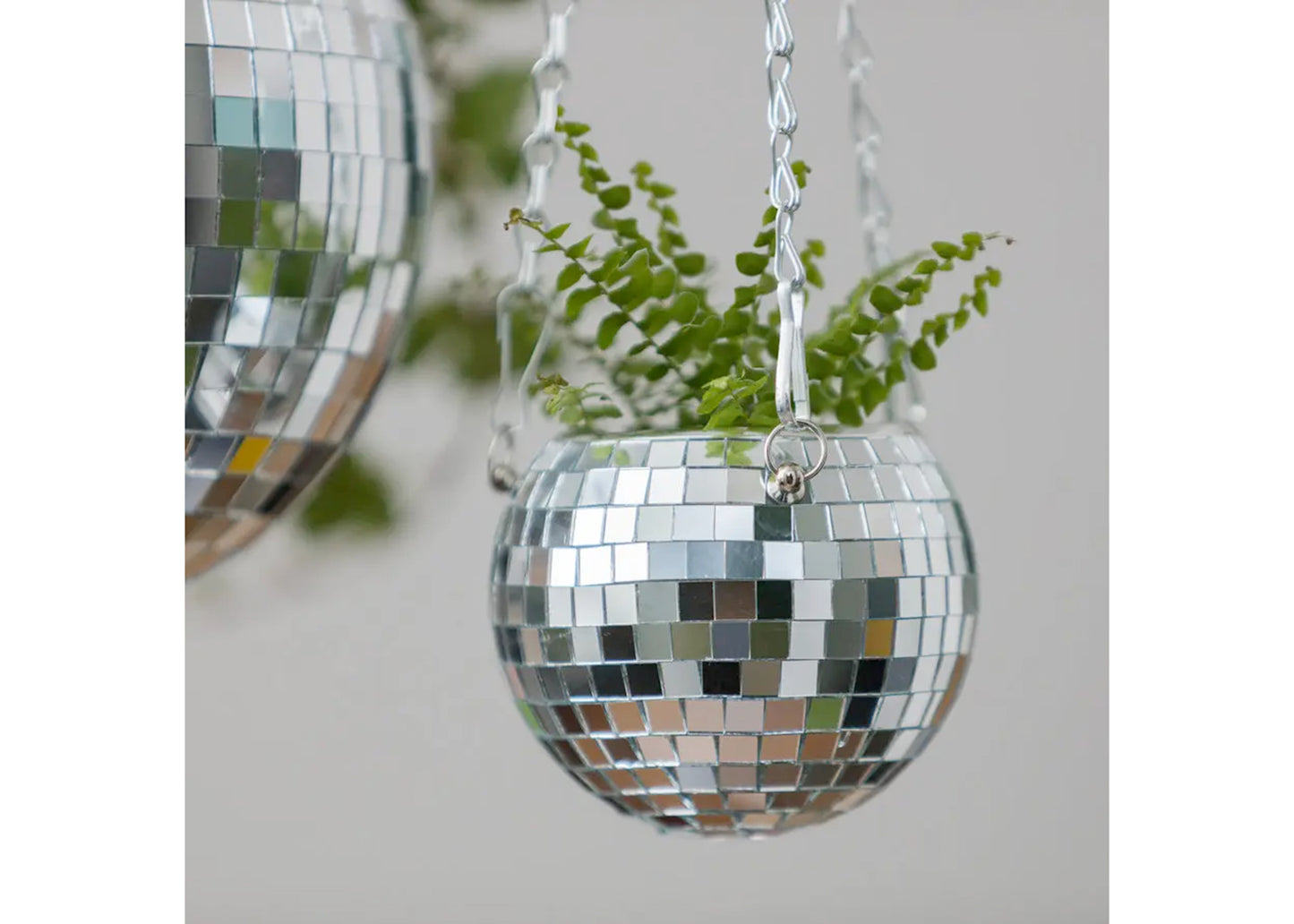 Disco Ball Hanging Planter - Small