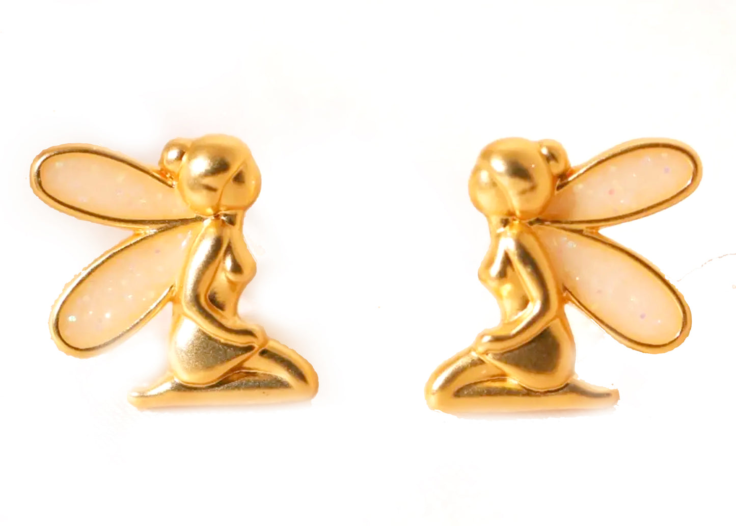 Fairy Glitter Wing Stud Earrings