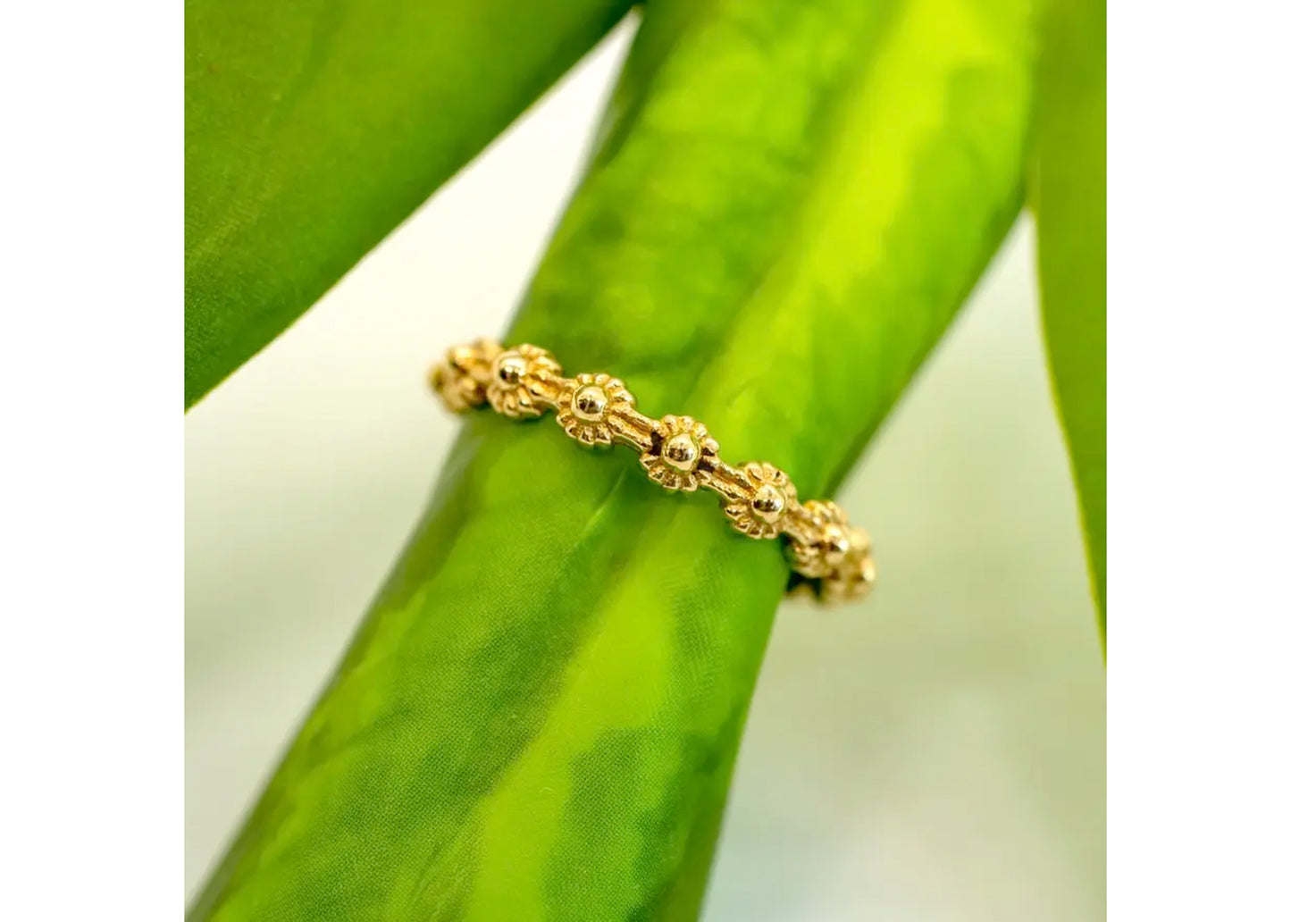 Flower Band In Brass