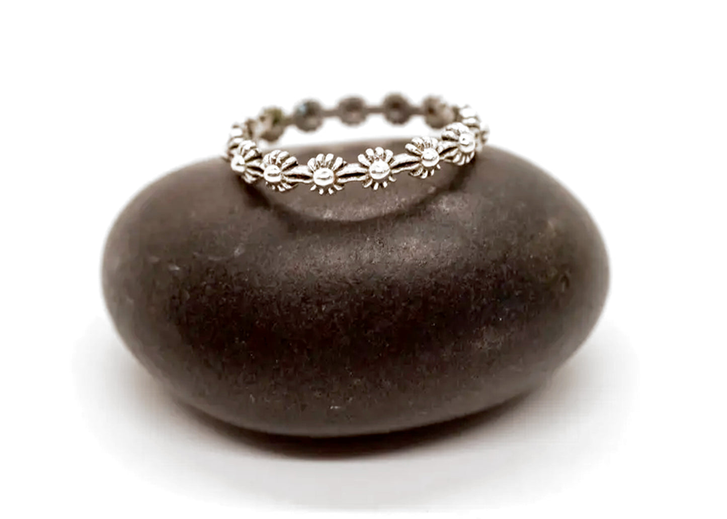 Flower Band In Silver