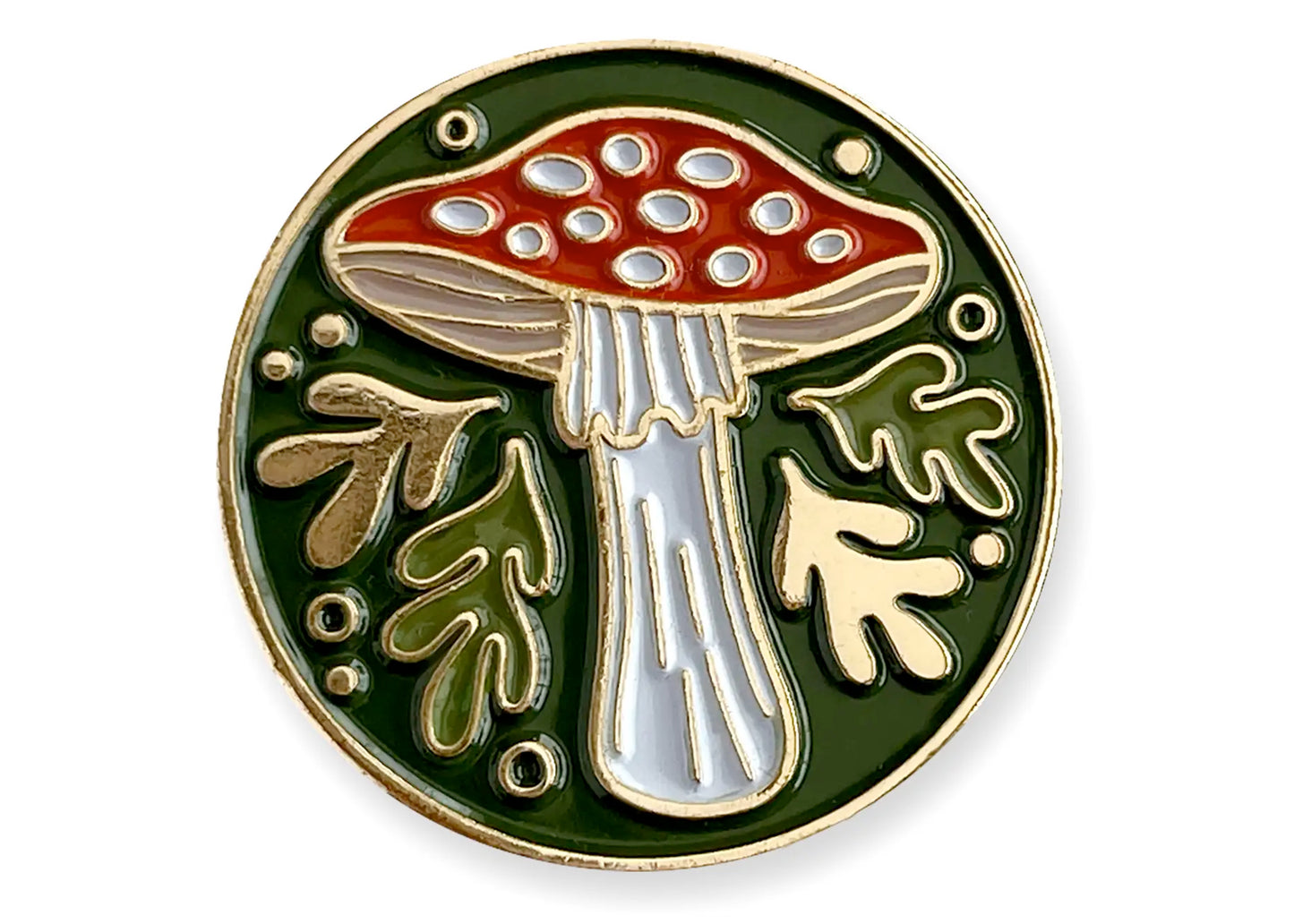 Fly Agaric Mushroom Enamel Pin