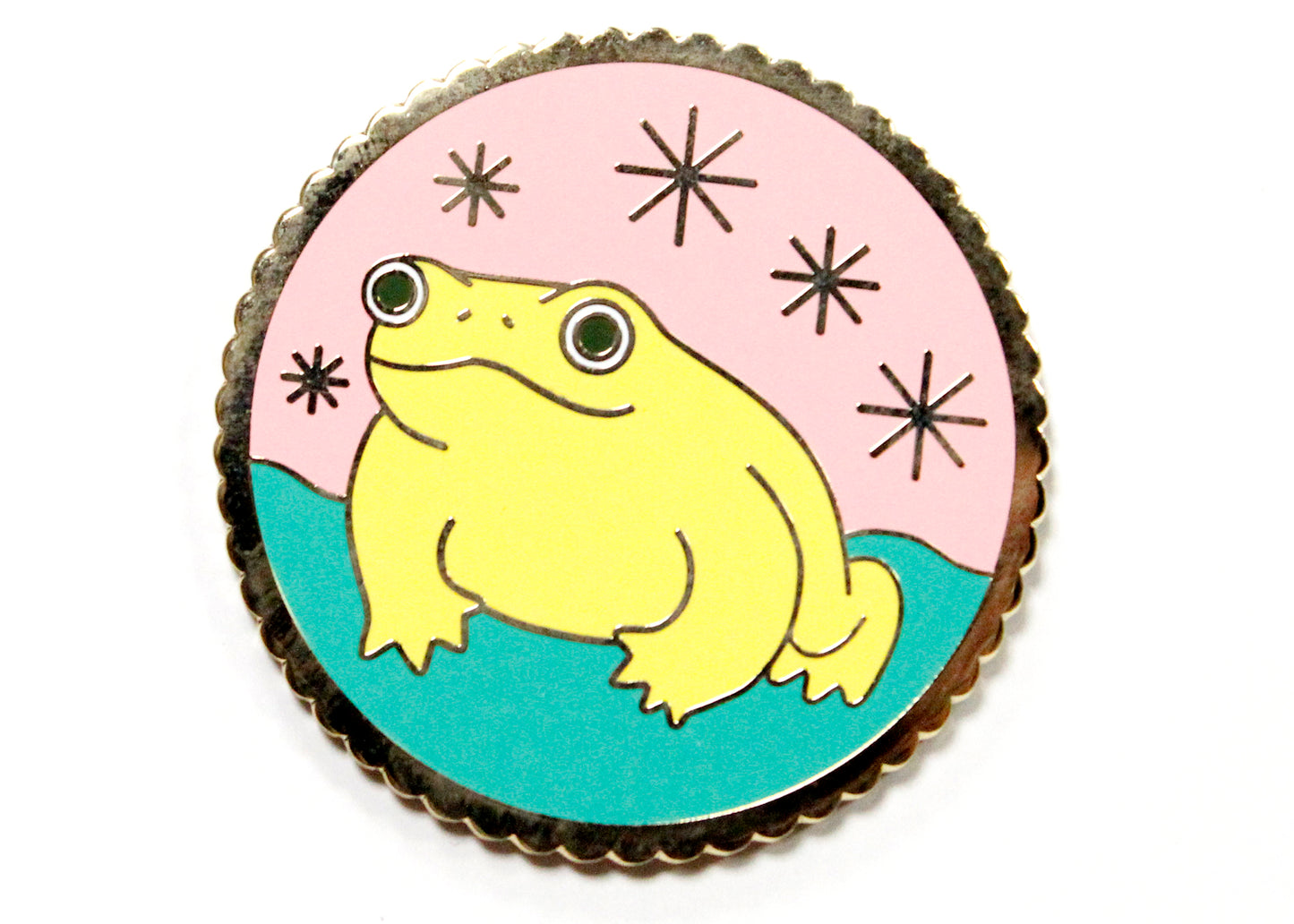 Heidi Moreno Frog Enamel Pin