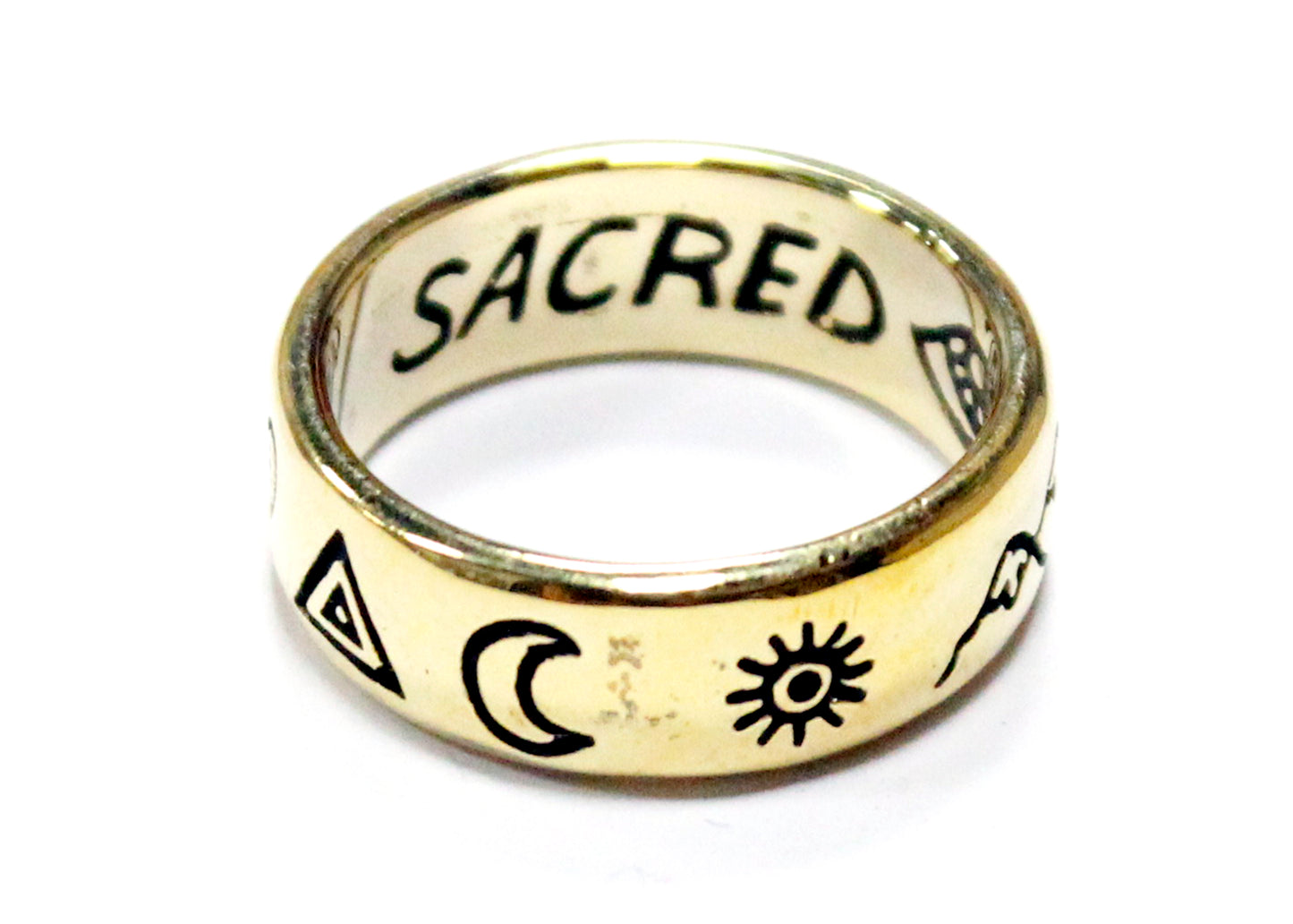 Totem Band in Brass