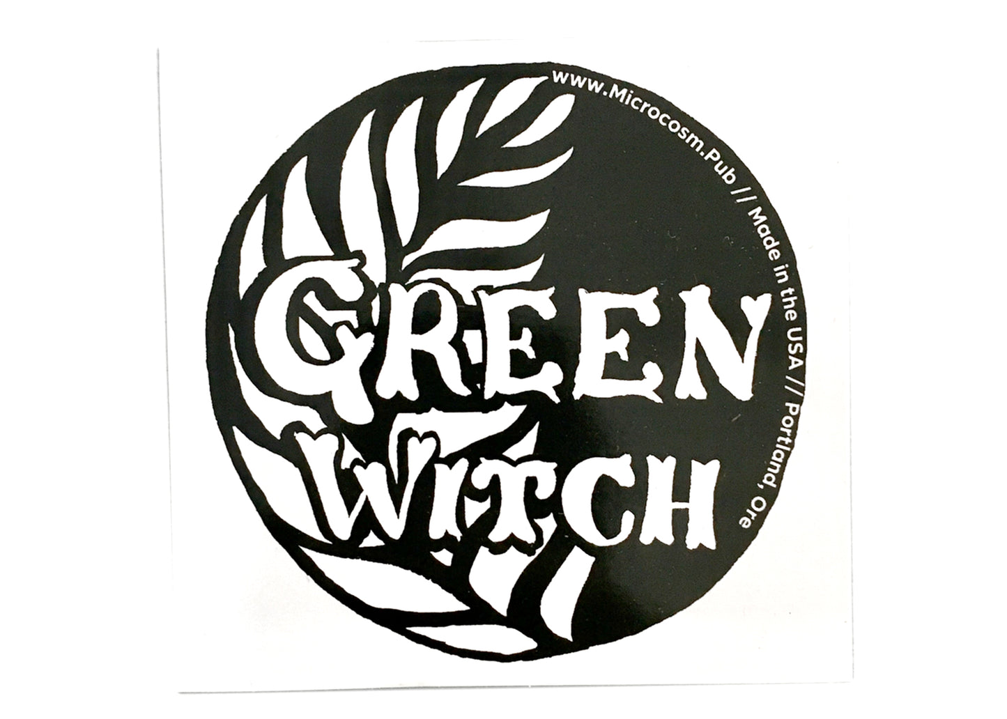 Green Witch Sticker
