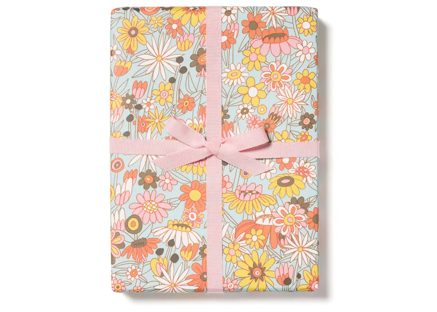 Groovy Bloom Gift Wrap