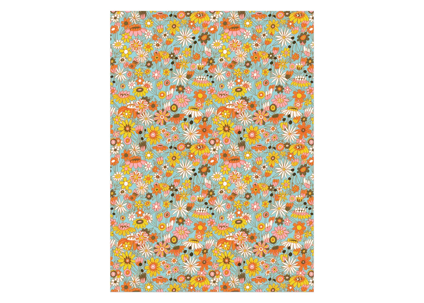 Groovy Bloom Gift Wrap