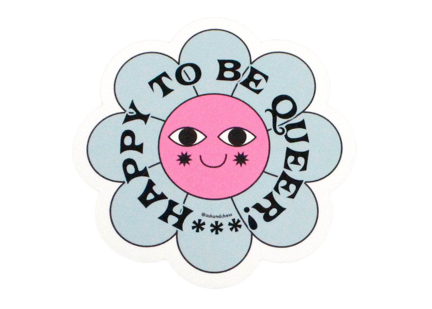 Happy To Be Queer Sticker
